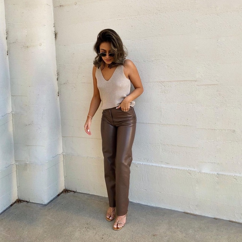Aritzia Wilfred, leather pants only worn once